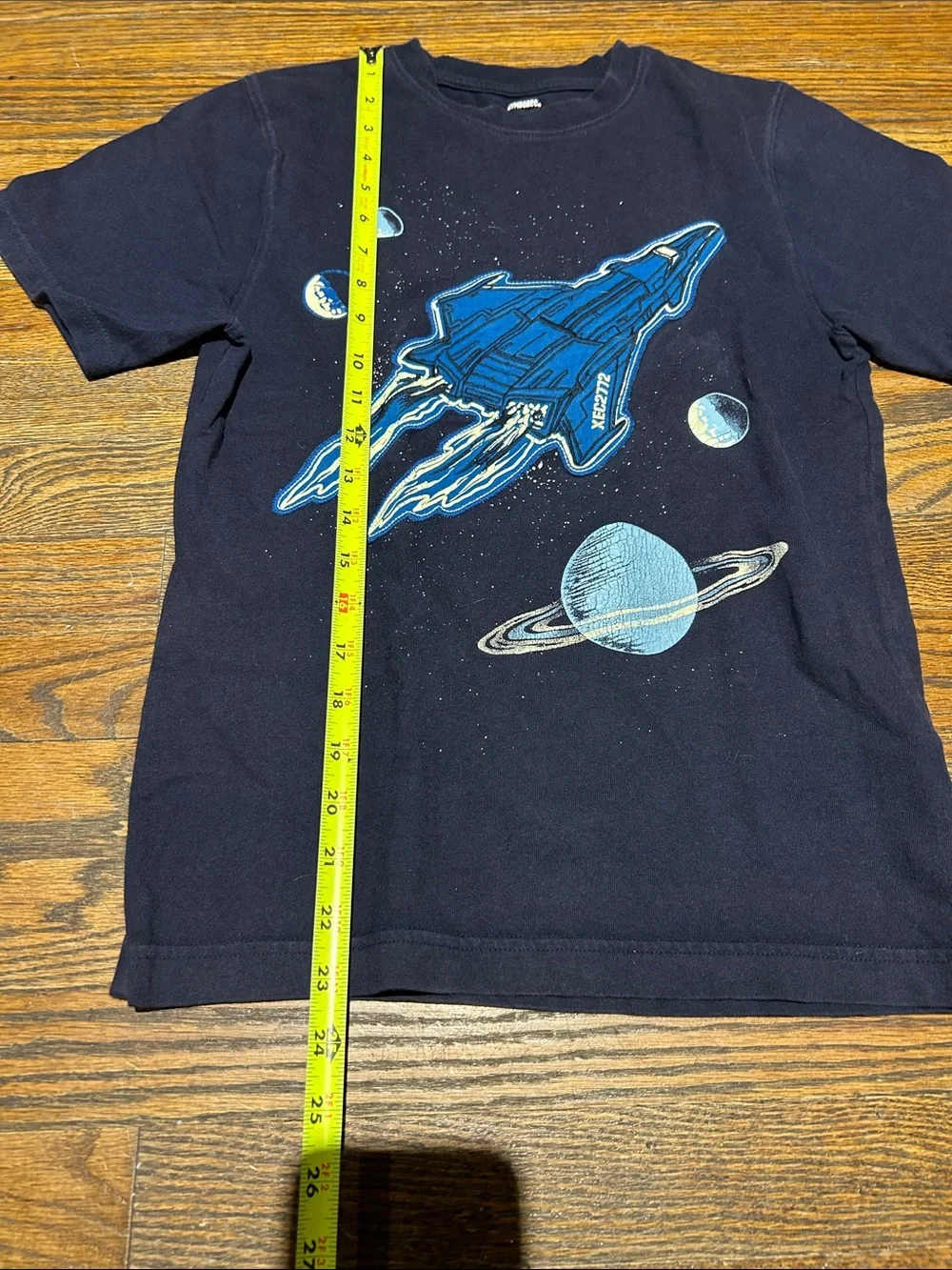 Gymboree Navy Blue Space Shuttle Graphic Tee